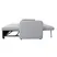 Sofa Giường Elina 3LAN-96N3-P2 Xám nhạt 2
