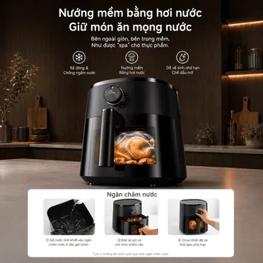 Nồi Chiên Không Dầu Simplus KQZG023BK01-VIP 5 Lít 2