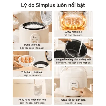 Nồi Cơm Điện Simplus DFBA012CW00-VIP 6