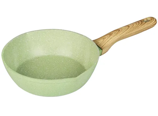 Chảo Sâu Men Đá Miệng Rót Greencook 28cm GCP231-28IH