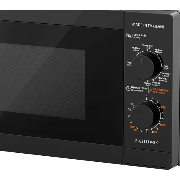 Lò Vi Sóng Có Nướng Sharp R-G211TV-BK 21 Lít - Xuất Xứ Thái Lan