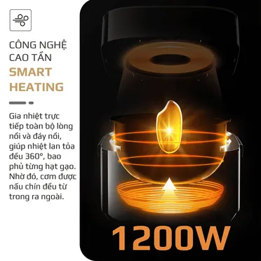 Nồi Cơm Điện Cao Tần Olivo RC800IH 1.5 Lít 4