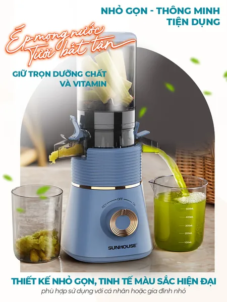 Máy Ép Chậm Sunhouse SHD5518