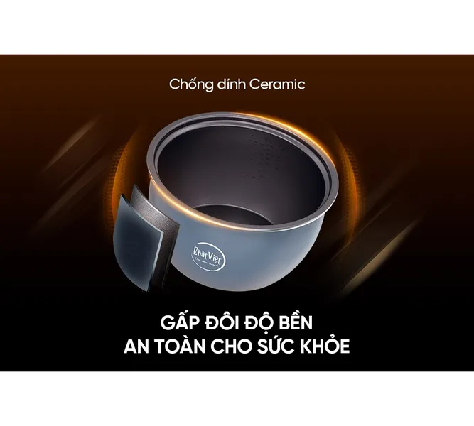 Nồi Cơm Điện Tử Sunhouse SHD8912 1.8 Lít