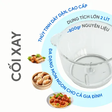 Máy Xay Thịt BlueStone CHB-5151 2 Lít 6