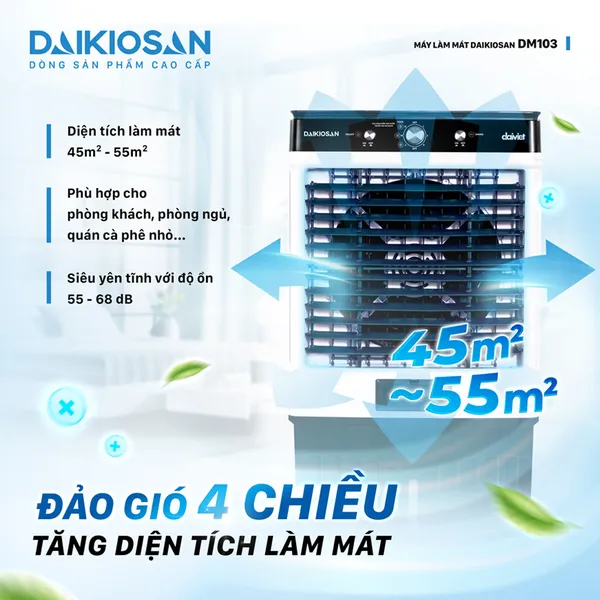 Quạt Điều Hòa Daikiosan DM103 175W