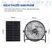 Quạt Chân Quỳ Năng Lượng Mặt Trời Kitawa 30W SF1.30 1