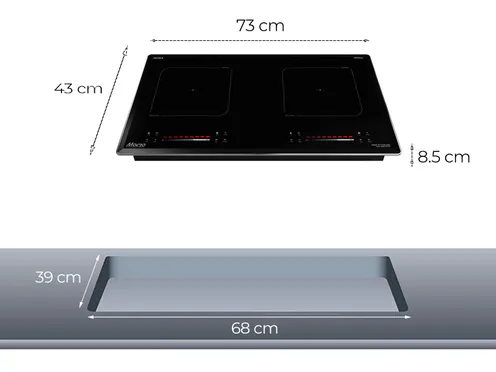 Bếp Đôi Điện Từ Sunhouse MaMa MMB82152-TMC 4400W - Xuất Xứ Thái Lan 12