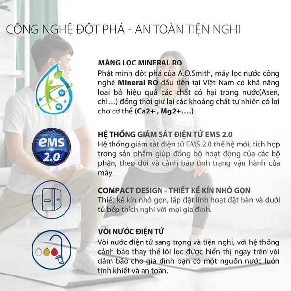 Máy Lọc Nước A. O. Smith Vita Plus