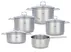 Bộ Nồi Fissler SatiTherm 5 Món Nắp Kính 0