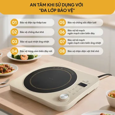Bếp Từ Đơn BlueStone ICB-6618 2000W 7