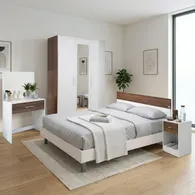 Bộ Phòng Ngủ Queen NS12020 Walnut