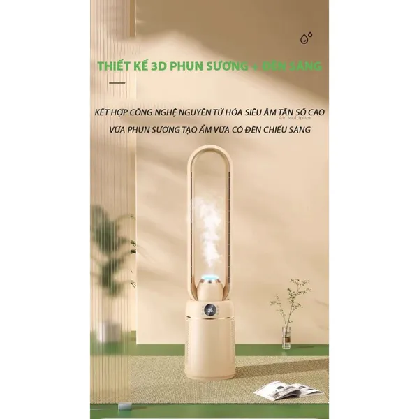 Quạt Không Cánh Và Lọc Không Khí Magic Eco AC-305