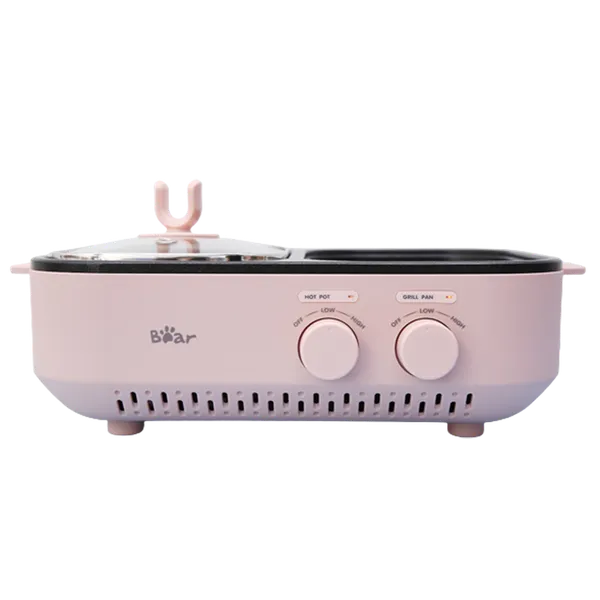 Bếp Lẩu Nướng Đa Năng Bear DKL-C12D1 - Hàng Quốc Tế - Bản Tiếng Anh