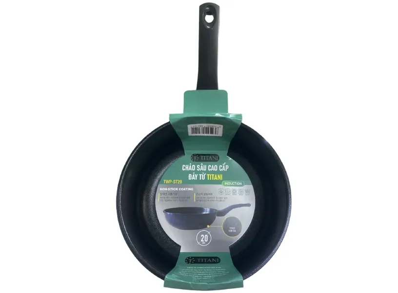 Chảo Sâu Cao Cấp Đáy Từ Titani TWP-ST20