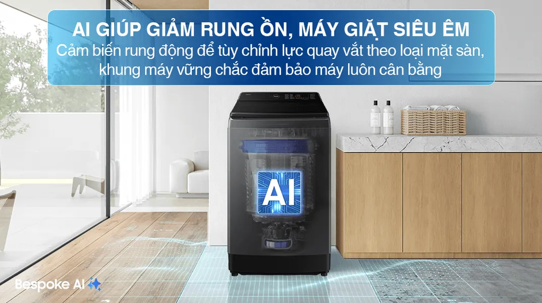 Máy Giặt Samsung Inverter 15 Kg WA80F15B6BSV