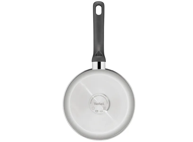 Quánh Inox Liền Khối Có Nắp Tefal Starter E3252395 - 18cm