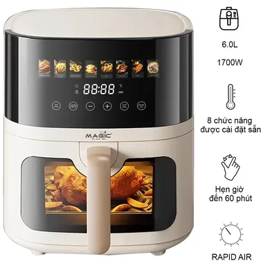 Nồi Chiên Không Dầu Magic Eco AC-125 6.0 Lít