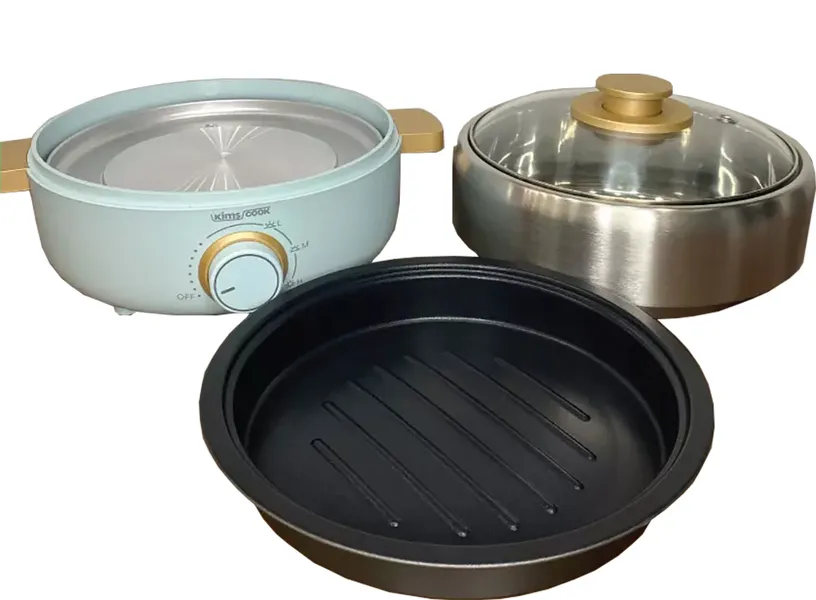 Nồi lẩu nướng đa năng 3 trong 1 Kimscook MC520I 1000W