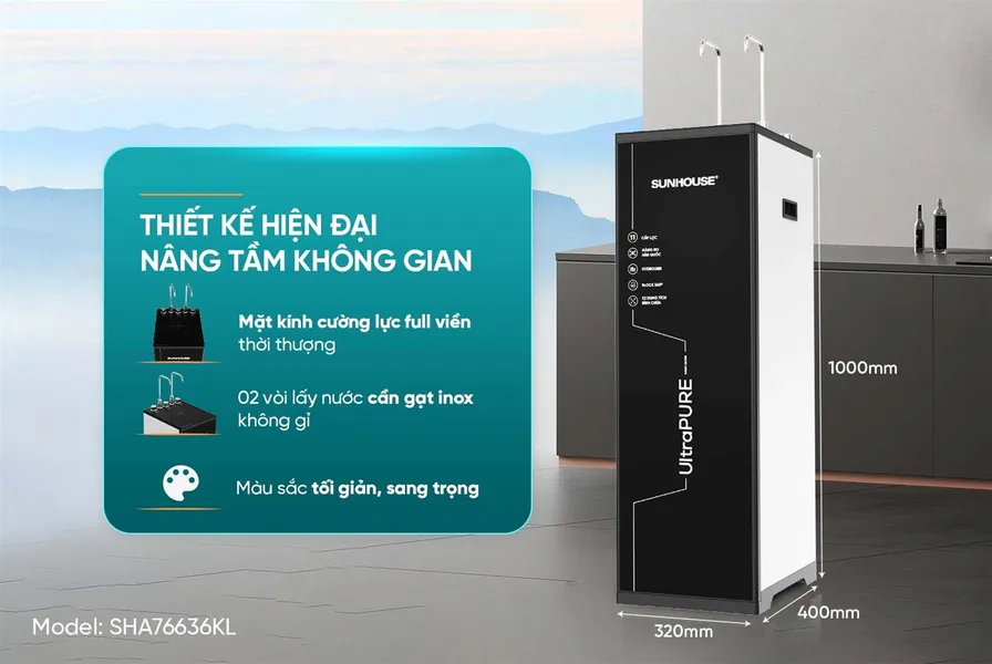Máy Lọc Nước RO UltraPURE Sunhouse SHA76636KL 11 Lõi