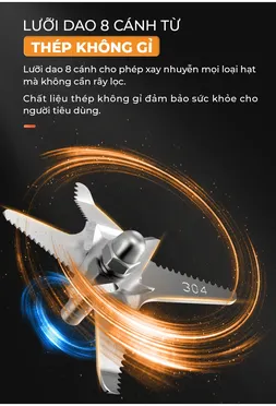 Máy Xay Sữa Hạt Magic Eco AC-145 1.75 Lít 7