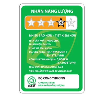 Máy Lạnh Sanyo Inverter 2 Hp SO/SI-18TSJIVNB 6