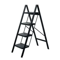 Thang Ghế Gấp Gọn Thông Minh 4 Bậc Fujihome SL104B (Black)