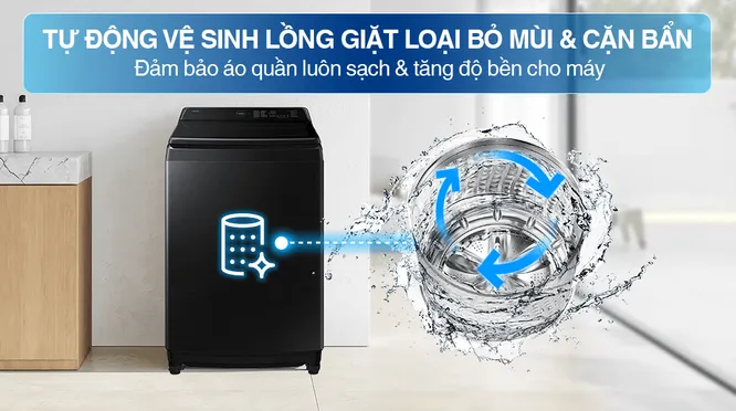 Máy Giặt Samsung Inverter 15 Kg WA80F15B6BSV