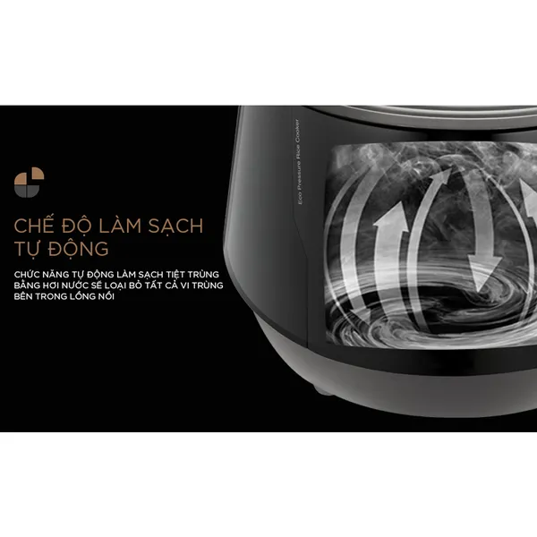 Nồi Cơm Điện Tử Áp Suất Cuckoo CRP-PWV1008F/BKDSCRVNCV 1.8 Lít