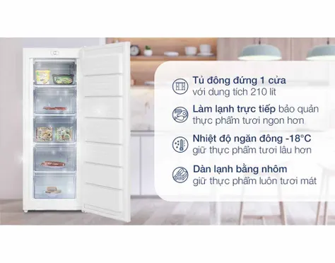 Tủ Đông Alaska 210 Lít IF-215 0