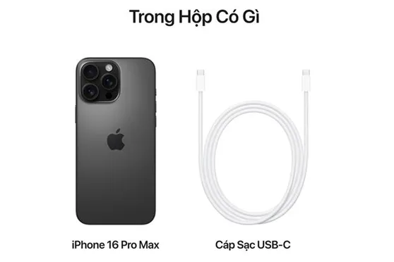 iPhone 16 Pro Max 256GB Titan Đen
