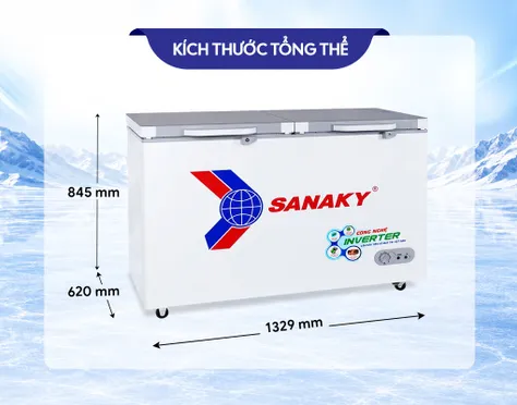 Tủ Đông Sanaky Inverter 305 Lít VH-4099A4K 1