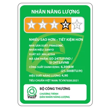 Máy Lạnh Sanyo Inverter 2.5 Hp SO/SI-24TSJIVNB 4