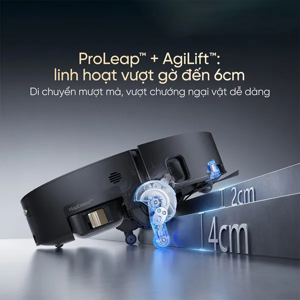 Robot Hút Bụi Lau Nhà Dreame Aqua 10 Pro Track - Đen