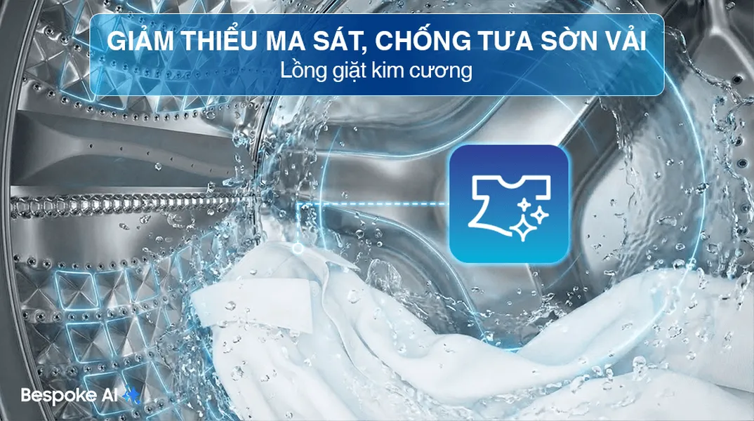 Máy Giặt Sấy Samsung Inverter AI 11/7 Kg WD11T734DBX/SV