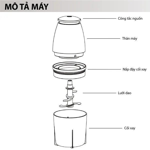 Máy Xay Thịt Simplehome FP126E