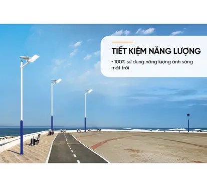 Đèn Đường Năng Lượng Mặt Trời Dùng Ngoài Trời, Sân Vườn Eco Sunhouse SHE-LECRTSE01.200W 5