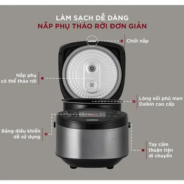 Nồi Cơm Điện Tử Cuckoo CR-0680F 1.08 Lít 6