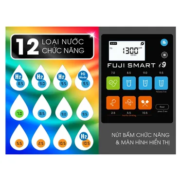 Máy Lọc Nước Điện Giải Ion Kiềm Fuji Smart I9 11