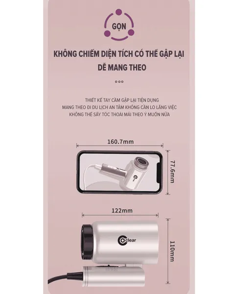 Máy Sấy Tóc Coclear CH6613 1600W
