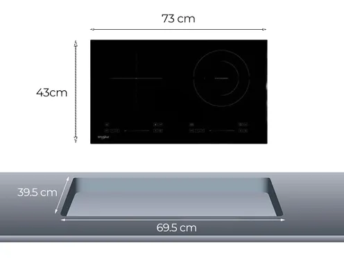 Bếp Điện Từ - Hồng Ngoại 73cm Whirlpool ACH7324/BLV 1