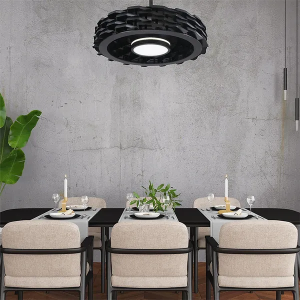 Quạt trần BENNY Firenze BF-C73BLSC, màu cà phê