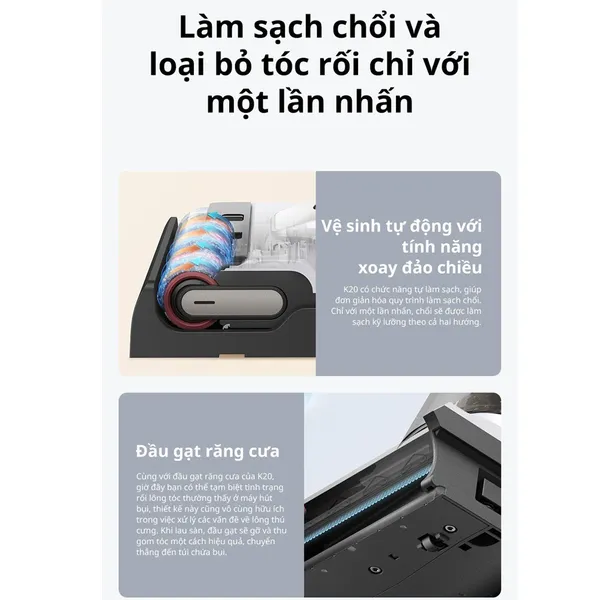 Máy Hút Bụi Lau Sàn Khô Và Ướt Đa Năng Dreame Mova K20