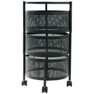 Kệ Xoay Tròn Kim Loại ECORS01A 3 Tầng