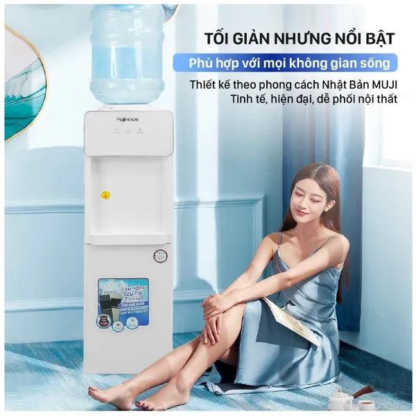 Cây Nước Nóng Lạnh Fujihome WD675C-W