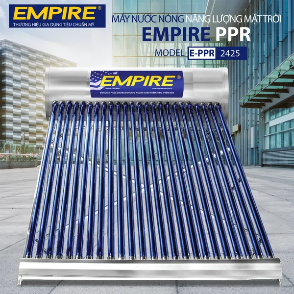 Máy Nước Nóng Năng Lượng Mặt Trời Empire PPR 2425 250 Lít