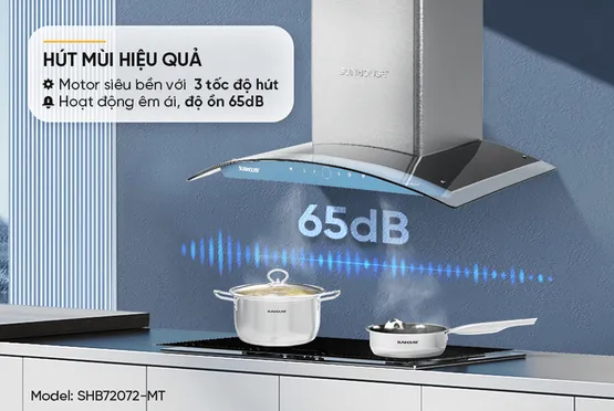 Máy Hút Mùi Kính Cong Sunhouse SHB72072-MT 10