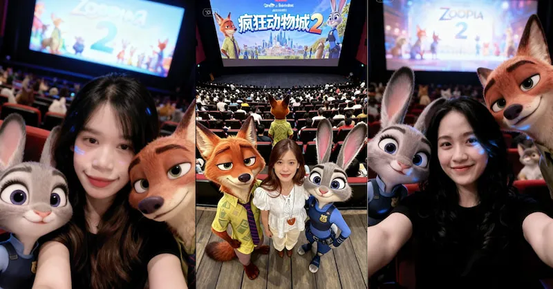 Hướng dẫn cách tạo ảnh cùng Zootopia với Nick và Judy bằng CapCut