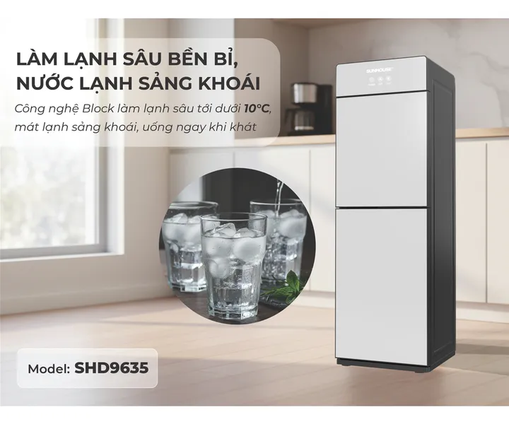 Cây Nước Nóng Lạnh Sunhouse SHD9635 670W