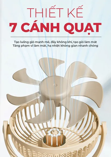 Quạt Sạc Mini Magic A-004